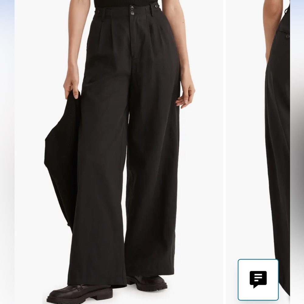 NWT Madewell Harlow Pants Wide Leg